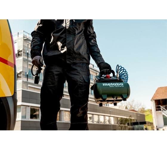 Безмасляный компрессор Metabo Basic 160-6 W OF 0.9 кВт, 6 л 601501000