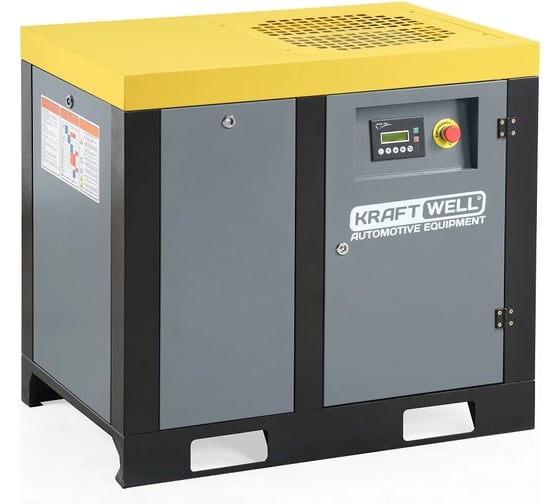 Компрессор винтовой KraftWell 2200 л/мин, 16 бар, 380В FUERTO 22