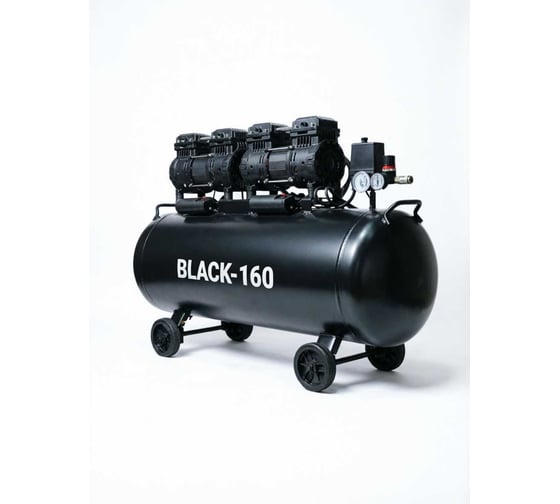 Компрессор PROKRESSPOWER 100 л/ресивер 3400 Вт 600 л/мин Black-160 PROKRESS power 8 атм безмасляный 00-00002674