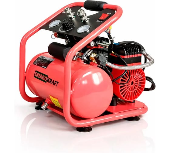 Компрессор ENERGOKRAFT 6 л/ресивер 1200 Вт 220 л/мин AIR-X 6/220 8 атм безмасляный 00-00003366
