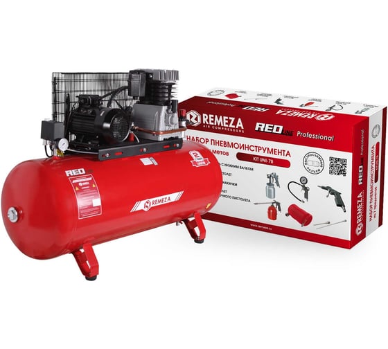 Компрессор Remeza СБ4/Ф-270.AB790 + KIT UNI-7B УТ-00005243