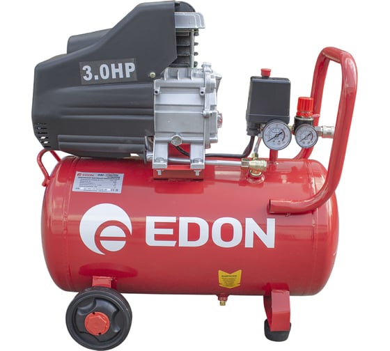 Компрессор масляный коаксиальный EDON OAC-50/2200 (2200Вт; 2800об/мин; 320 л/мин; 8бар; 50л) 57731