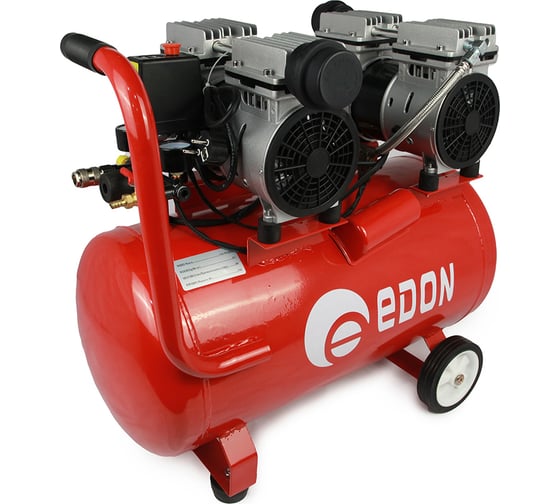 Безмасляный компрессор EDON NAC-50/1200x2 17426