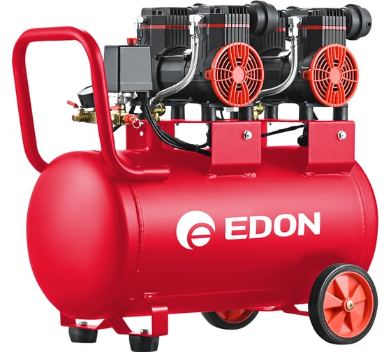 Компрессор безмасляный воздушный Edon NAC-50/3000 (3000 Вт, 210 л/мин, 50л) 51275