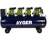 Компрессор безмасляный малошумный AYGER OFC850-150 2