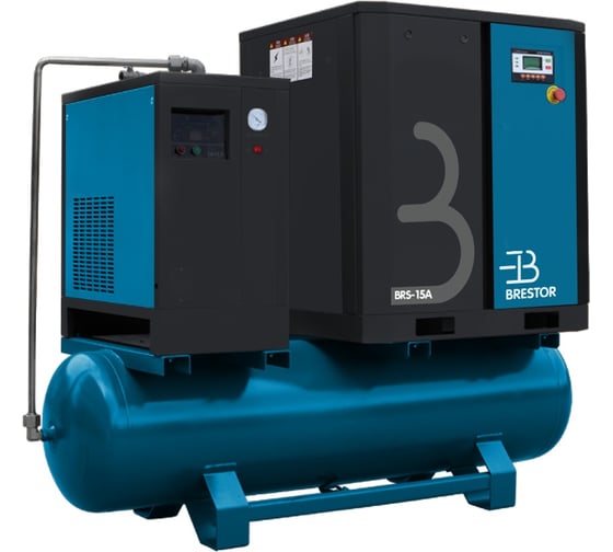 Компрессор винтовой Brestor BPM-15A (2,3м3/мин при 8бар; маслозаполненный) BPM15A8