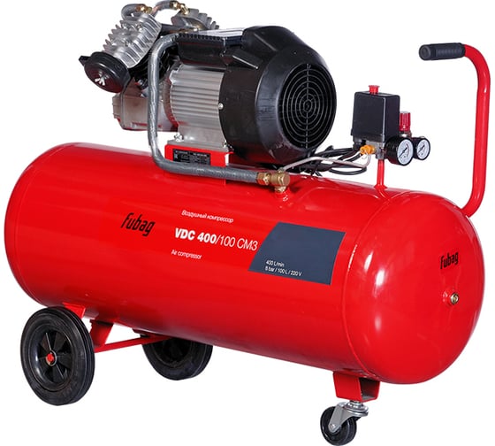 Компрессор FUBAG VDС 400/100 CM3 400 л/мин, 100 л, 8 бар, 2.2 кВт 29838185