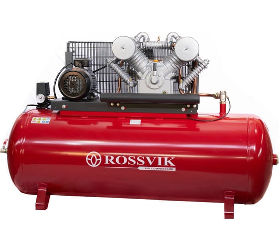 Поршневой компрессор Rossvik 1000л/мин, 16бар, ресивер 500л, 380В/7,5кВт СБ4/Ф-500.LТ100/16-7,5