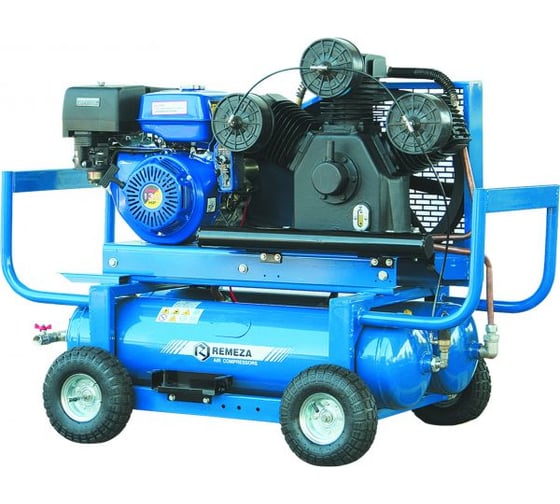 Бензиновый компрессор с электростартером Remeza СБ 4/С-90 W95-6 SPE390E