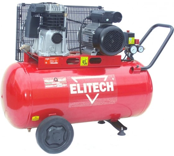 Ременной масляный компрессор Elitech МК 102/100CM3 1