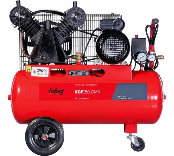 Компрессор FUBAG VCF/50 СM3 440л/мин, 50 л, 10 бар, 2.2 кВт, 220 В 641273