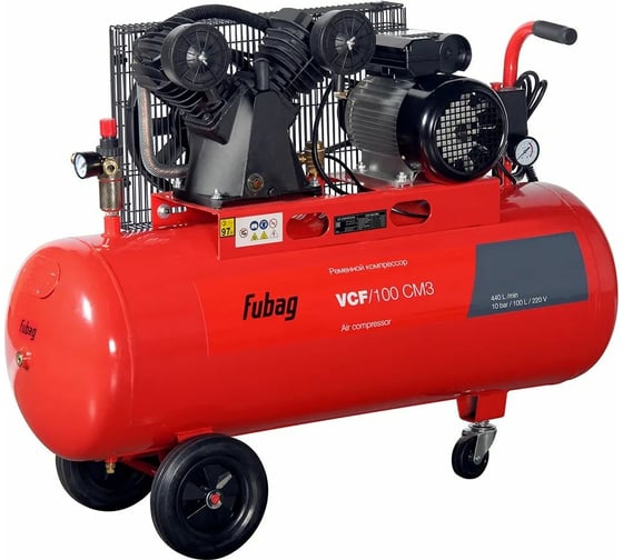 Компрессор FUBAG VCF/100 СM3 440л/мин, 100 л, 10 бар, 2.2 кВт, 220 В 641272