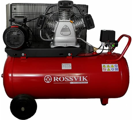 Поршневой компрессор Rossvik 580л/мин, 10бар, ресивер 50л, 380В/3кВт СБ4/С-50.LB40