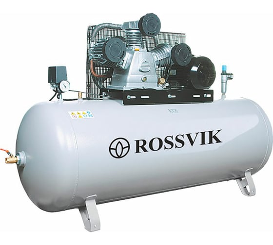 Поршневой компрессор Rossvik 1400л/мин, 16бар, ресивер 500л, 380В/11кВт СБ4/Ф-500.LТ100/16 1
