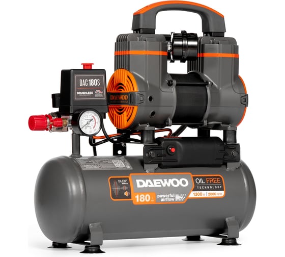 Безмасляный компрессор высокой производительности DAEWOO DAC 180S