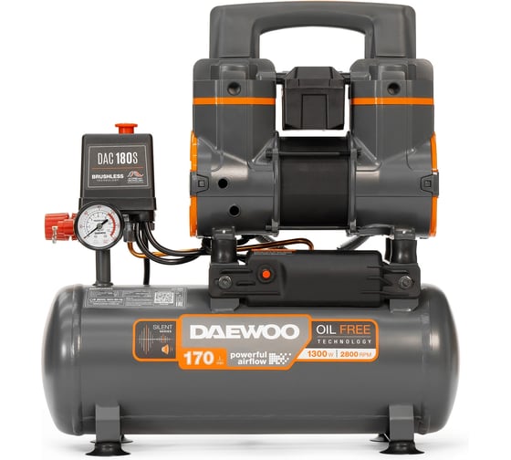 Безмасляный компрессор высокой производительности DAEWOO DAC 180S