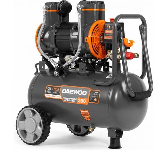 Безмасляный компрессор высокой производительности DAEWOO DAC 250 SS