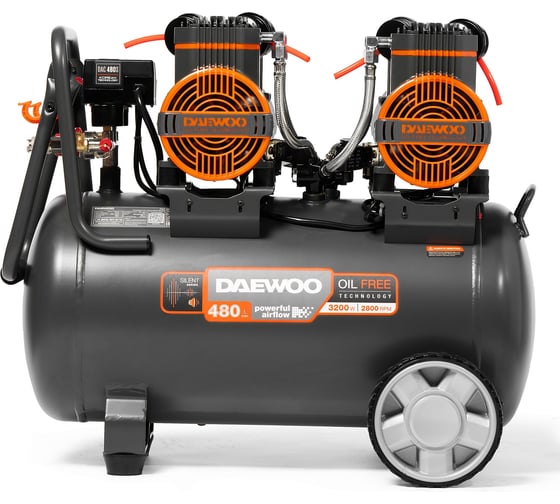 Безмасляный компрессор высокой производительности DAEWOO DAC 480 S