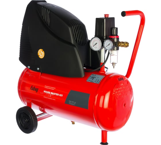 Компрессор FUBAG HOUSE MASTER KIT+ 5 OL 195/24 + 5 предметов 8213800KOA610 (8213800KOA541)