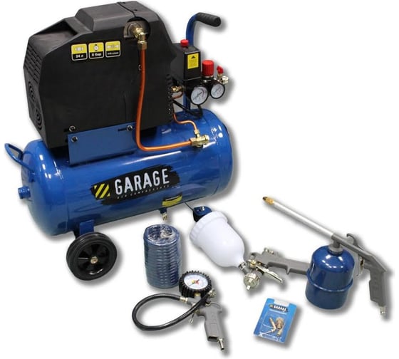 Компрессор Garage HOME KIT PK 24.EWD210/1.5 + набор 8086130