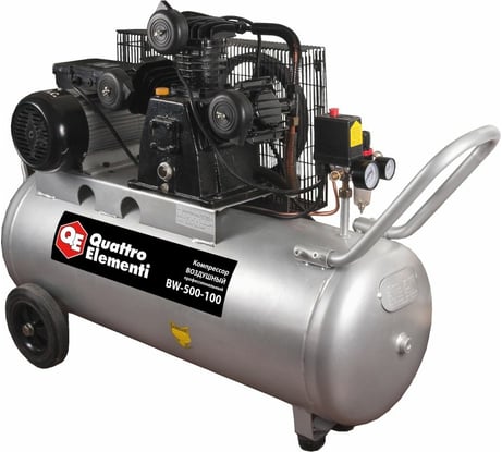 Масляный поршневой компрессор QUATTRO ELEMENTI BW-500-100 771-725