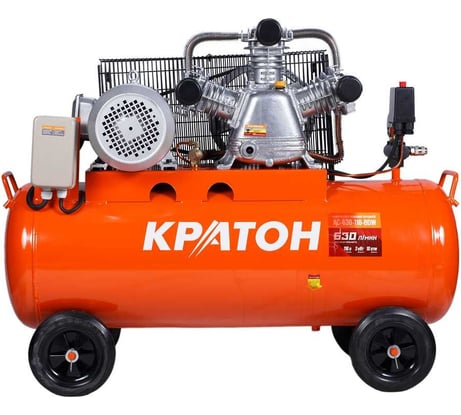Масляный компрессор с ременным приводом Кратон AC-630-110-BDW 3 01 01 041