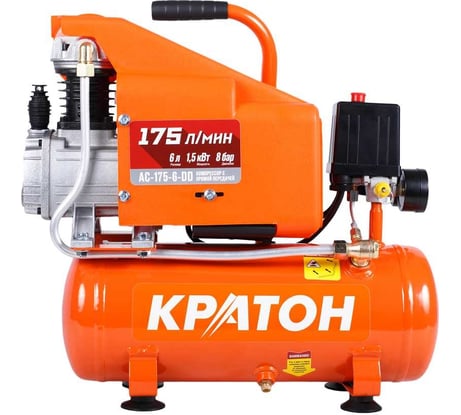 Компрессор с прямой передачей Кратон AC-175-6-DD 3 01 01 030