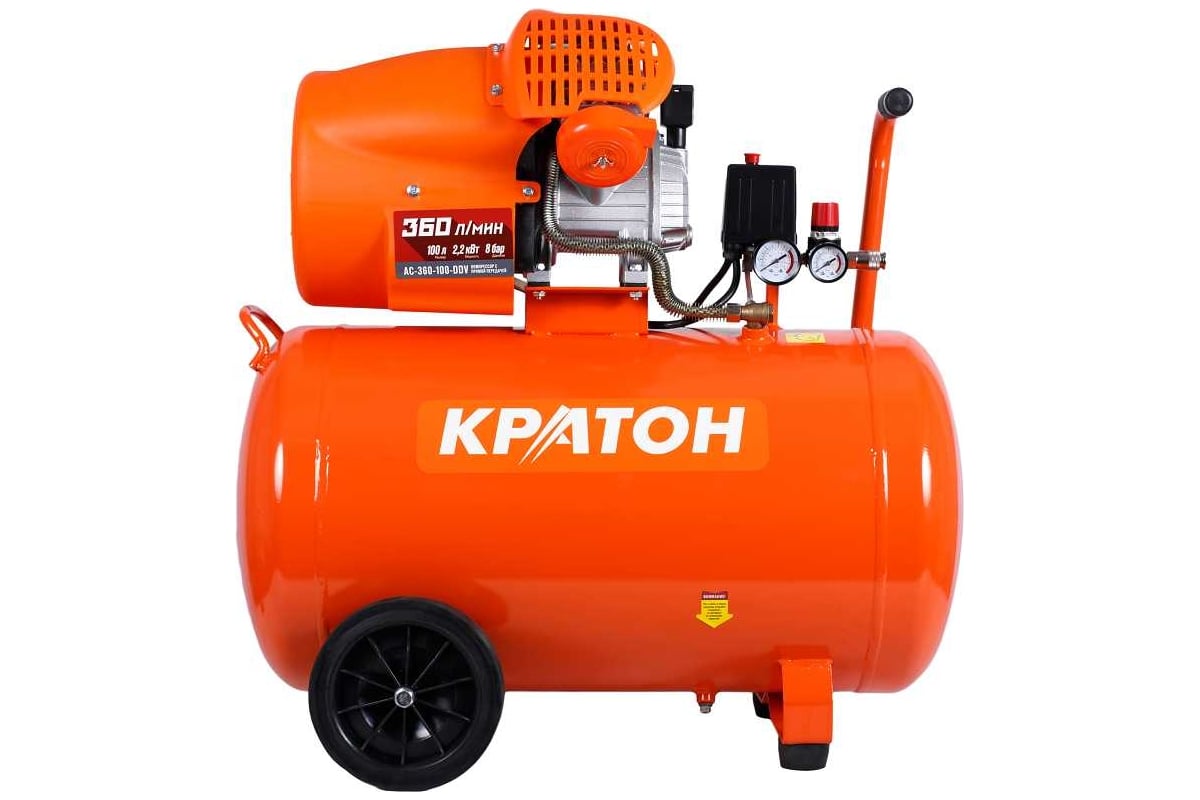 Компрессор с прямой передачей Кратон AC-360-100-DDV 3 01 01 037 ...