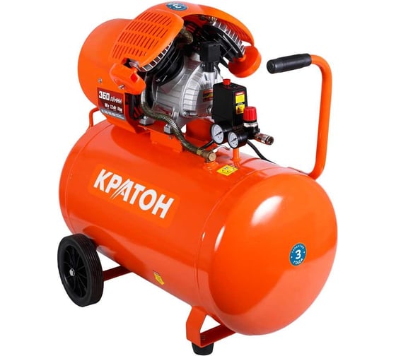 Компрессор с прямой передачей Кратон AC-360-100-DDV 3 01 01 037