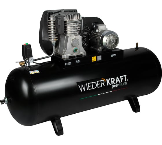 Масляный поршневой компрессор с ременным приводом WIEDERKRAFT WDK-95079