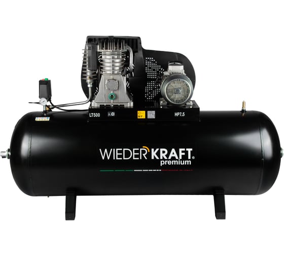 Масляный поршневой компрессор с ременным приводом WIEDERKRAFT WDK-95079