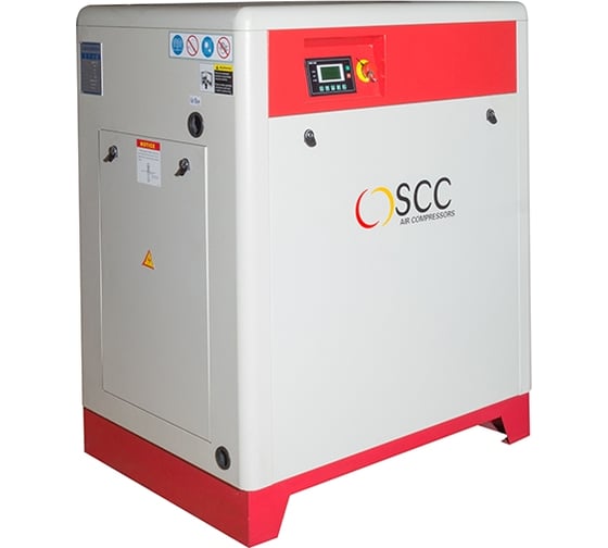 Винтовой компрессор с ременным приводом 7 бар SCC Compressor SMART 18 SM018000-7 1