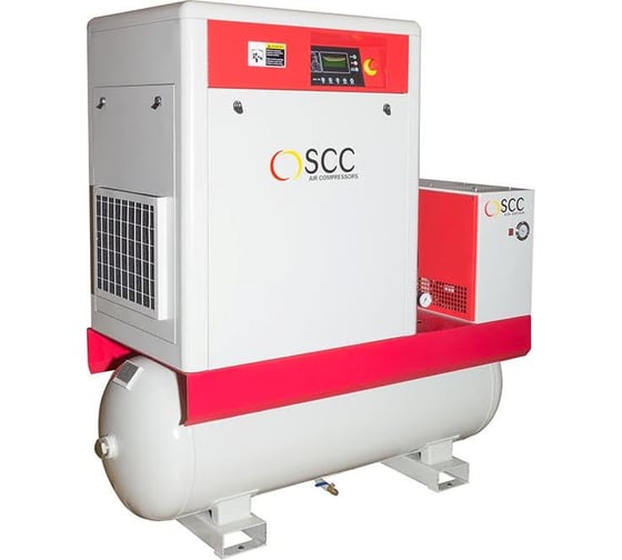 Компрессор винтовой с ременным приводом 8 бар SCC Compressor SMART 18 TD SM018001-8