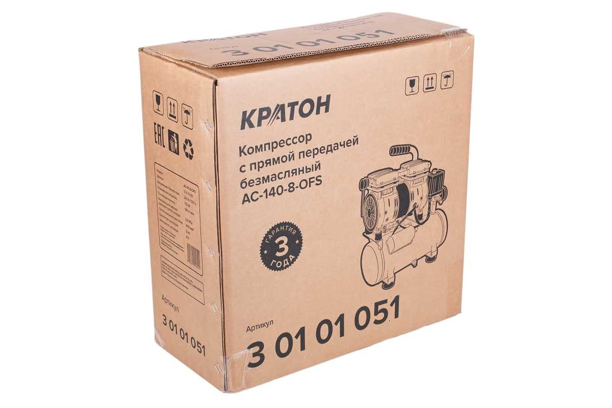  компрессор с прямой передачей Кратон AC-140-8-OFS 3 01 01 .