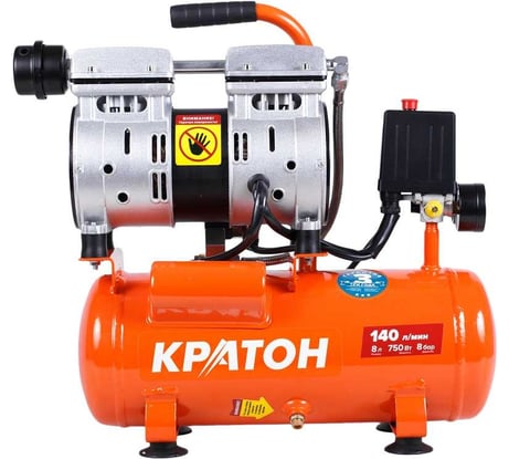 Безмасляный компрессор с прямой передачей Кратон AC-140-8-OFS 3 01 01 051