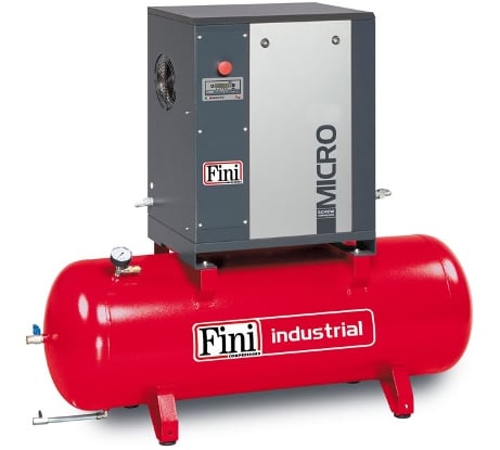 Винтовой компрессор с электронным контроллером на ресивере FINI MICRO 4.0-08-200 IE3 100522811