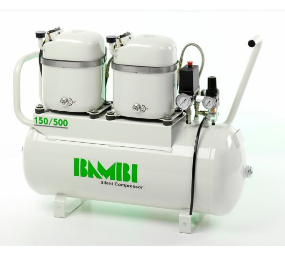Бесшумный компрессор BAMBI 150/500 MD150-500 1