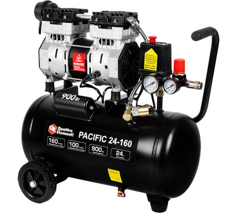 Поршневой безмасляный компрессор QUATTRO ELEMENTI PACIFIC 24-160 911-475