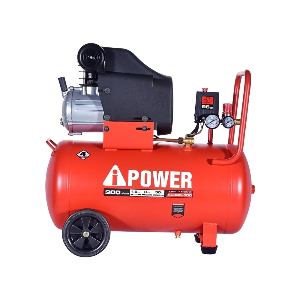 Поршневой масляный компрессор A-iPower AC300/50D 50104 - выгодная цена ...