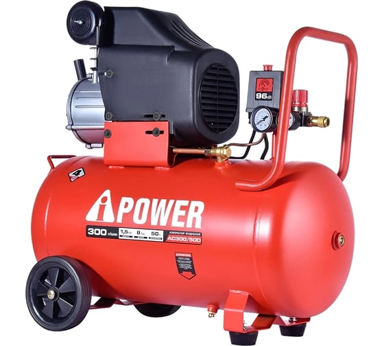 Поршневой масляный компрессор A-iPower AC300/50D 50104