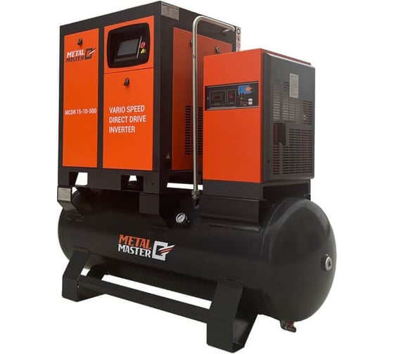 Компрессорная станция 3 в 1 METALMASTER MCDR 18.5-10-500 21024