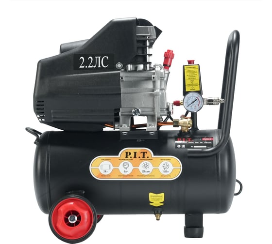 Компрессор поршневой масляный P.I.T. PAC24-C