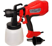 Электрический сетевой краскопульт AktiTool ST-1836L сопла 1.5, 1.8, 2.0, 2.5 мм, нижн. бачок 1 л, 220 ST-1836L/220V