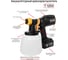 Аккумуляторный краскопульт TECMASTER T1250 с комплектом форсунок 1231250 2