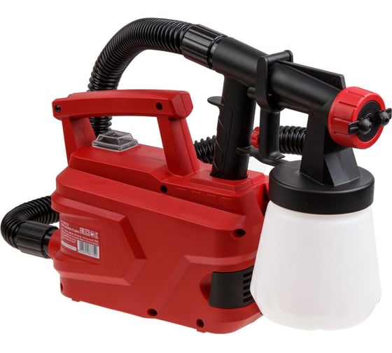 Краскораспылитель электрический WORTEX LX PS 0840 в кор. 500 Вт, 750 мл/мин, 0.7 л бак 1325732