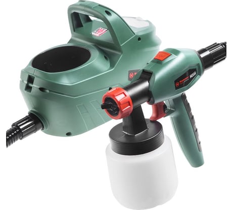 Краскопульт Hammer Flex 600 Вт, 0-800 мл/мин, 800 мл бак, вязкость до 100 DIN PRZ600