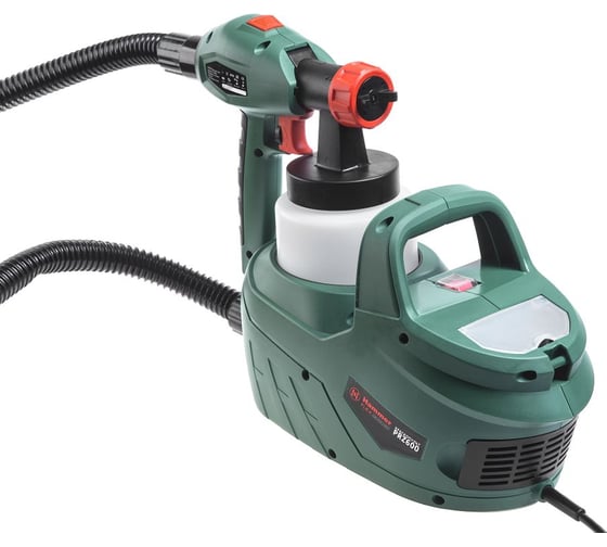Краскопульт Hammer Flex 600 Вт, 0-800 мл/мин, 800 мл бак, вязкость до 100 DIN PRZ600