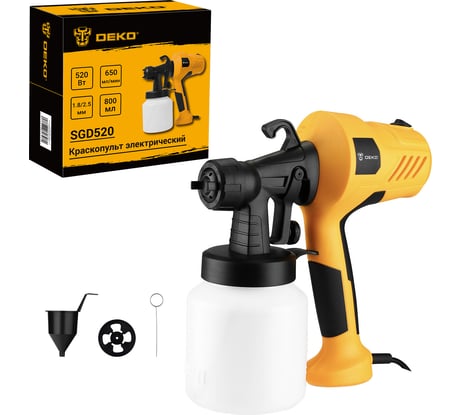 Краскопульт электрический DEKO SGD520, 800 мл, 520Вт 085-1334