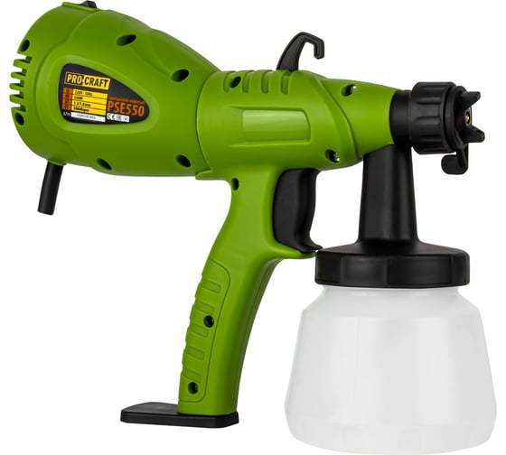 Краскопульт электрический PROCRAFT 550Вт, 0.8л PSE550