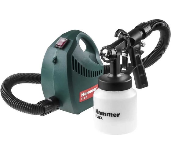 Краскопульт Hammer PRZ500A 500Вт 800мл бак, вязкость до 60 DIN 829090
